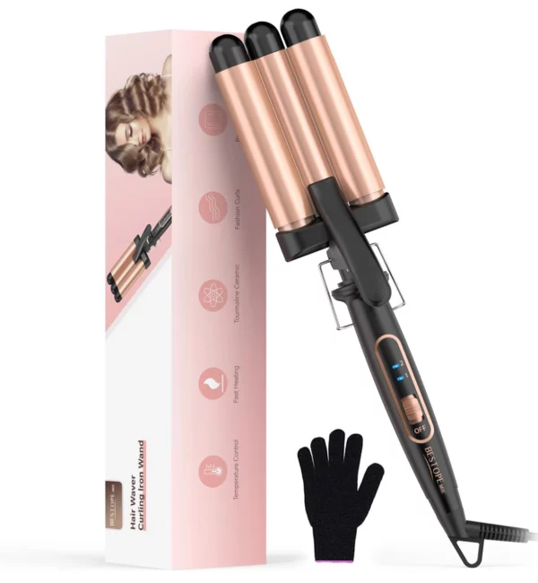 Three-barrel curler