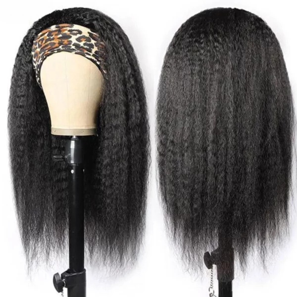 Caractéristique de la perruque sur la photo: Matière: virgin human hair Style: Kinky straight Longueur: 28” Couleur: Naturelle – noir Densité: 250%